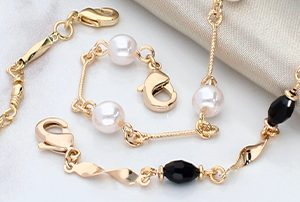Tobilleras de Chapa de Oro